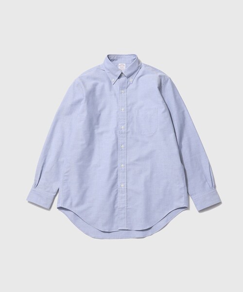 ADAM ET ROPE'(アダムエロペ)の「【Brooks Brothers/ブルックスブラザーズ】BBJ EX WHS DS OG SPMCON OX PBD TRAD SLD(シャツ/ブラウス・メンズ・ホワイト/サックス・L/M/S/XL)」の9枚目の写真