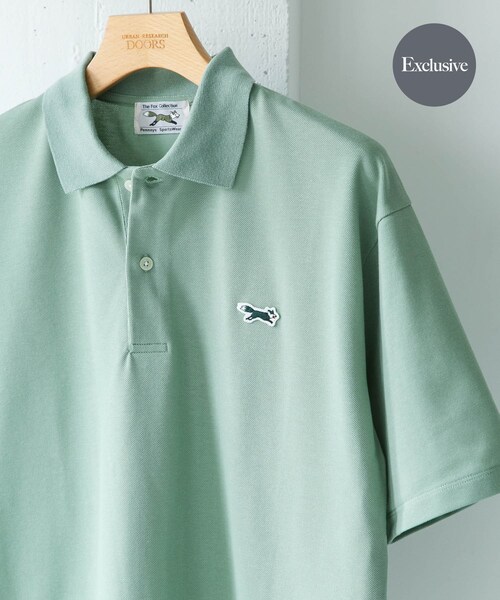 URBAN RESEARCH DOORS(アーバンリサーチドアーズ)の「『別注』PENNEYS×DOORS THE FOX 鹿の子 ポロシャツ(ポロシャツ・メンズ・ASHGRAY/MINT/NAVY/CHARCOAL・M/L)」の3枚目の写真