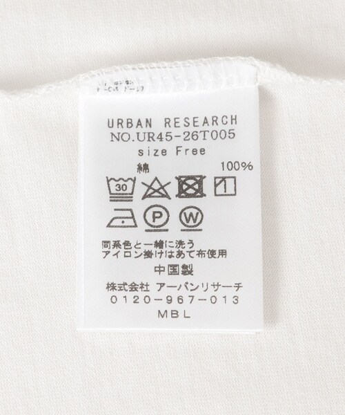 URBAN RESEARCH（アーバンリサーチ）の「ルーズTシャツワンピース（ワンピース・レディース・BLACK/STEEL・FREE）」の21枚目の写真