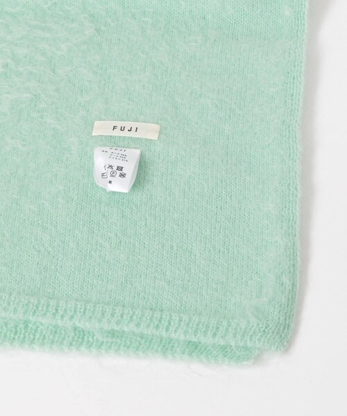 URBAN RESEARCH（アーバンリサーチ）の「『別注』FUJI×URBAN RESEARCH　MOHAIR LONG STOLE（ストール/ショール・メンズ・LEMON/NAVY/MINT GREEN/MOCHABROWN・Free）」の9枚目の写真