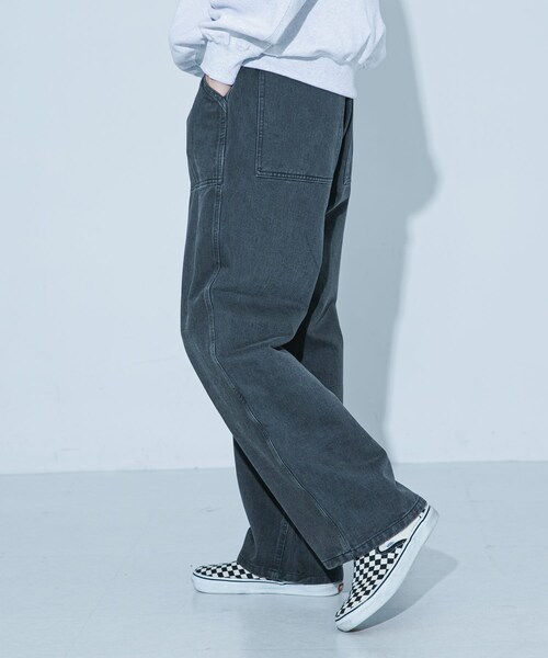 URBAN RESEARCH（アーバンリサーチ）の「LQQK Studio　JAM PANT（その他パンツ・メンズ・NAVY CAMO/WASHED BLK・M/L）」の5枚目の写真