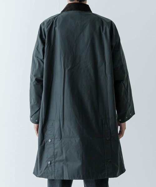 URBAN RESEARCH（アーバンリサーチ）の「Barbour　MODIFIED EXMOOR JACKET（ステンカラーコート・メンズ・BLACK/SAGE・36/38/40）」の10枚目の写真