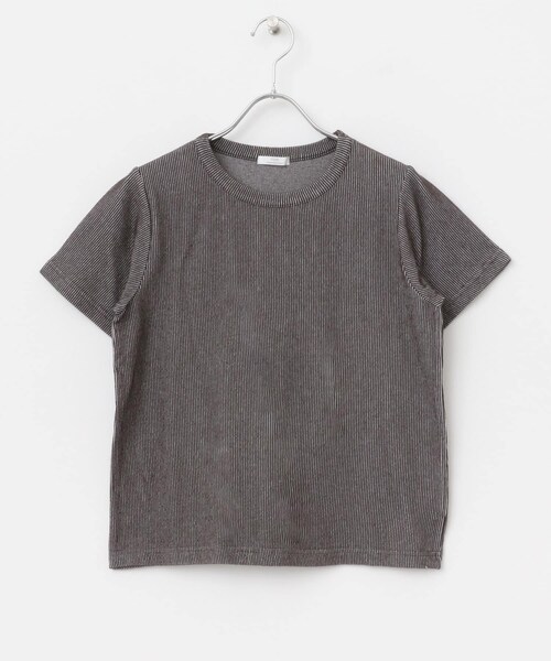 ITEMS URBANRESEARCH（アイテムズ アーバンリサーチ）の「チビテレコTシャツ（Tシャツ/カットソー・レディース・GRN/WHT/CHA・FREE）」の13枚目の写真