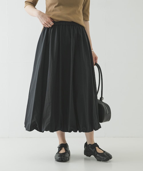 URBAN RESEARCH（アーバンリサーチ）の「バルーンギャザースカート（スカート・レディース・OFF WHITE/BLACK/NAVY・Free）」の15枚目の写真