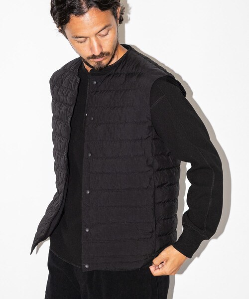 URBAN RESEARCH Sonny Label（アーバンリサーチサニーレーベル）の「OOPS　インナー中綿ベスト（その他アウター・メンズ・BLACK/NAVY・M/L）」の9枚目の写真