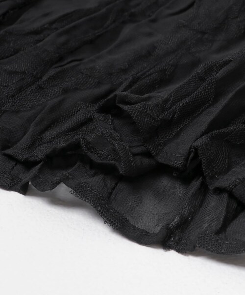 URBAN RESEARCH ROSSO（アーバンリサーチロッソ）の「ワッシャープリーツシアーブラウス（シャツ/ブラウス・レディース・OFF/BLACK・Free）」の10枚目の写真