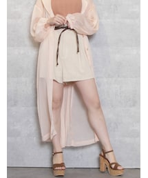 dazzlin | レザーライクリボンショートパンツ(その他パンツ)