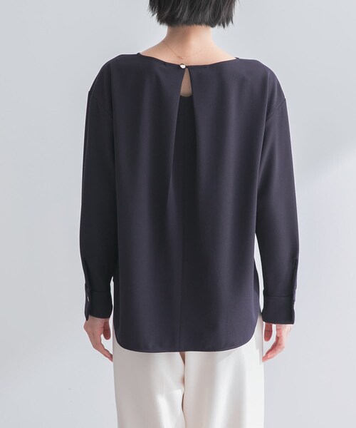 URBAN RESEARCH ROSSO（アーバンリサーチロッソ）の「ストレッチジョーゼットブラウス（シャツ/ブラウス・レディース・WHITE/GREIGE/NAVY・Free）」の19枚目の写真