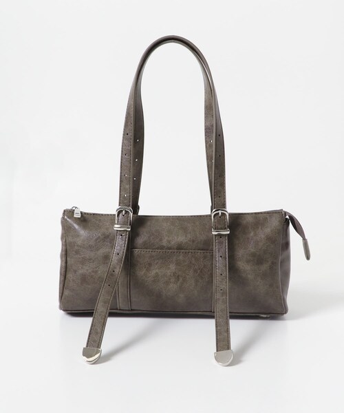 SENSE OF PLACE by URBAN RESEARCH（センスオブプレイスバイアーバンリサーチ）の「FLスクエアボストンバッグ（ボストンバッグ・メンズ・BLACK/GRAY/BROWN・one）」の11枚目の写真