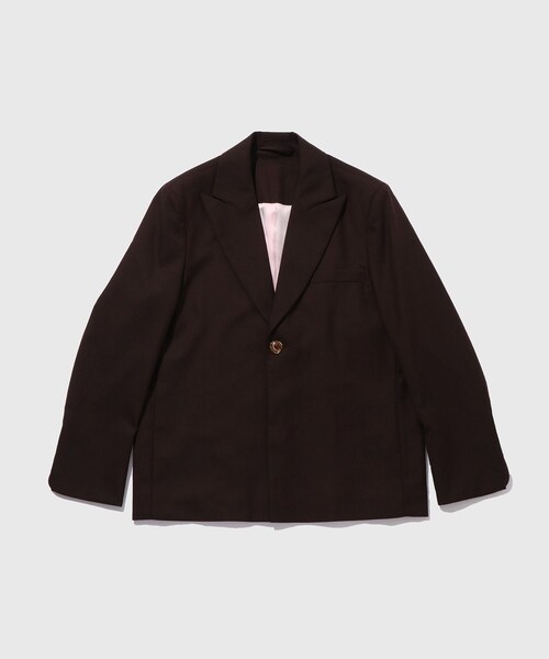 ADAM ET ROPE'（アダムエロペ）の「【Sefr/セファ】SEYDOU BLAZER（テーラードジャケット・メンズ・ブラック/ダークブラウン・M/S）」の3枚目の写真