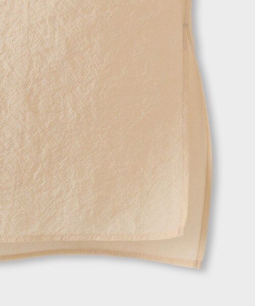 ROPE'(ロペ)の「【一部店舗限定】【REALM(レルム)】SHEER SHIRT|シアービッグシャツ(シャツ/ブラウス・レディース・ブラック/ホワイト/ベージュ・38)」の18枚目の写真