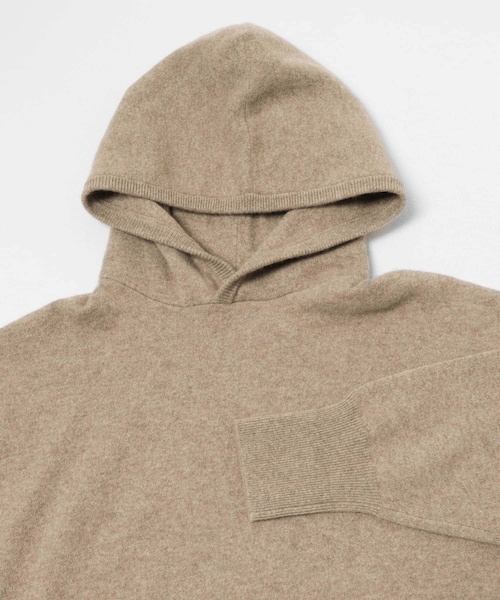 URBAN RESEARCH（アーバンリサーチ）の「dDdDdDd　CASHMERE VINTAGE HOODIE（ニット/セーター・メンズ・DARK GRAY/PURE BEIGE・S/M/L/XL）」の16枚目の写真