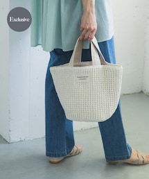URBAN RESEARCH DOORS（アーバンリサーチドアーズ）の「『別注』beej×DOORS　ワッフルトートバッグ（トートバッグ・レディース）」