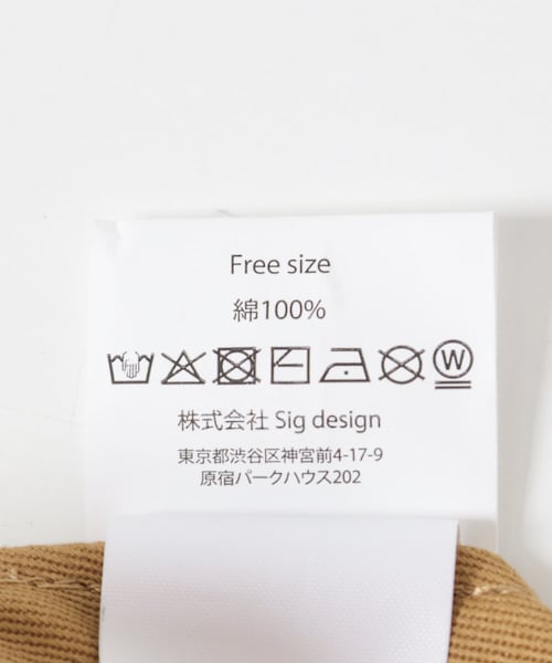 URBAN RESEARCH DOORS（アーバンリサーチドアーズ）の「LY　SIGN CAP（キャップ・レディース・CIGAR/DUSTYBLUE/CAMEL・Free）」の15枚目の写真