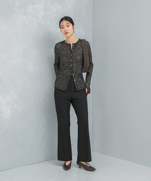 URBAN RESEARCH ROSSO（アーバンリサーチロッソ）の「ラメレースカットソー（Tシャツ/カットソー・レディース・IVORY/BLACK・FREE）」の19枚目の写真