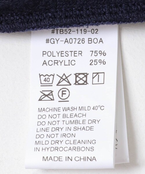 URBAN RESEARCH DOORS（アーバンリサーチドアーズ）の「GYMPHLEX　BOA HOODED SHORT VEST（ベスト・レディース・OYSTER/TAUPE/NAVY・14）」の15枚目の写真