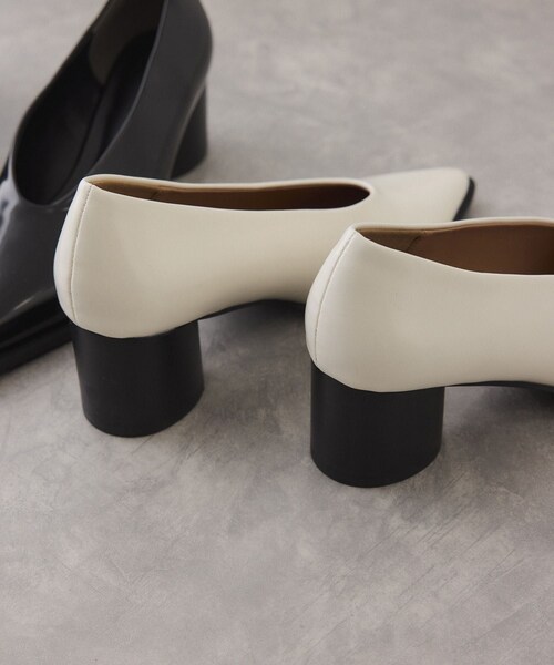 ADAM ET ROPE'（アダムエロペ）の「ポインテッドトゥパンプス（パンプス・レディース・ブラック/オフホワイト・23.0/23.5/24.0/24.5）」の13枚目の写真