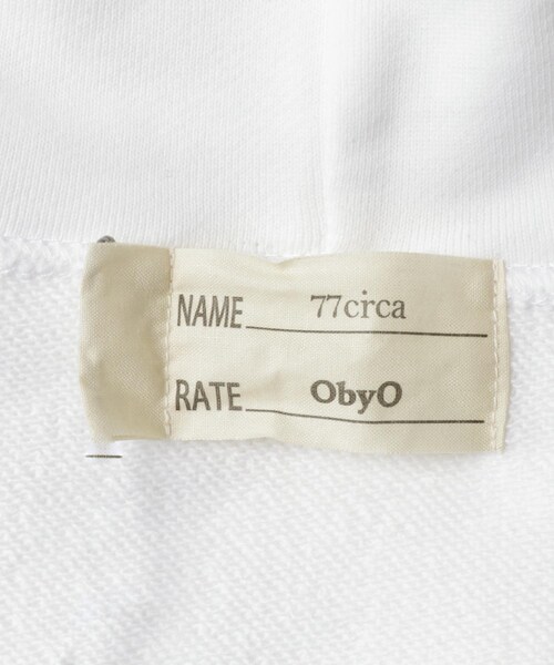 THE GOODLAND MARKET（ザグッドランドマーケット）の「77circa　cats eye print hoody（パーカー・レディース・white1/black1・L/XL）」の16枚目の写真