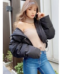 GYDA | Removable backロング ショートダウンコート(ダウンジャケット/コート)