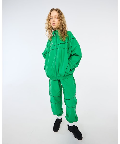 URBAN RESEARCH（アーバンリサーチ）の「LOTTO　LINE NYLON BLOUSON（ブルゾン・メンズ・BLACK/GREEN/GRAY・M/L/XL/XXL）」の3枚目の写真