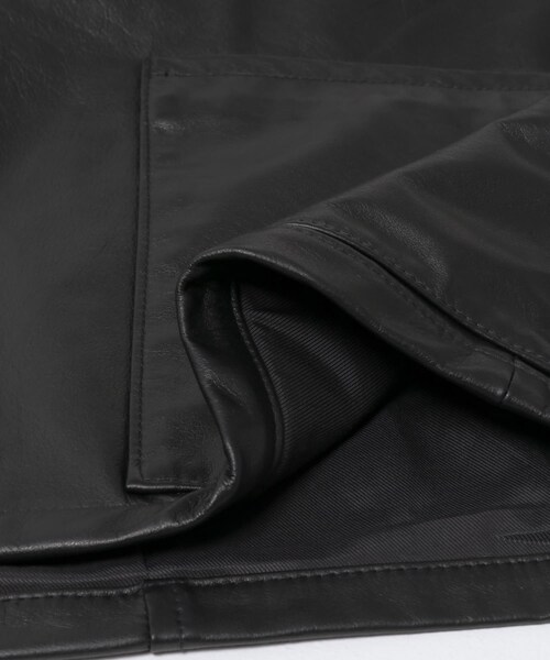 URBAN RESEARCH（アーバンリサーチ）の「UNTRACE　レザーカバーオール（カバーオール・メンズ・BLACK・1/2）」の14枚目の写真