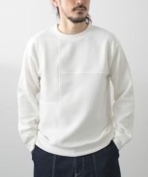 ITEMS URBANRESEARCH | キリカエ ジャカード クルーネックtops(Tシャツ/カットソー)