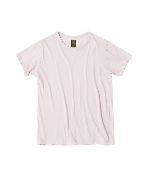 bonjour records(ボンジュールレコーズ)の「BATONER/バトナー CHIFFON T-SHIRT (COMPACT)(Tシャツ/カットソー・レディース・ホワイト/ピンク系・1)」の3枚目の写真