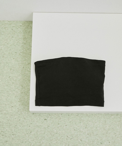 ADAM ET ROPE'（アダムエロペ）の「【サステナブル】オーガニックコットンチューブトップ（チューブトップ・レディース・ブラック/ホワイト/ベージュ・F）」の14枚目の写真