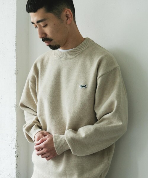 URBAN RESEARCH DOORS(アーバンリサーチドアーズ)の「『別注』PENNEYS×DOORS THE FOX クルーネックスフレニット(ニット/セーター・メンズ・ECRU/CHERRY/NAVY/CHARCOAL・M/L/XL)」の10枚目の写真