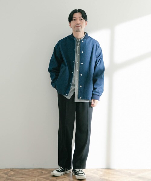 ITEMS URBANRESEARCH（アイテムズ アーバンリサーチ）の「TRワイドスラックス（その他パンツ・メンズ・BEG/L.GRY/BLK/BLU・M/L）」の7枚目の写真