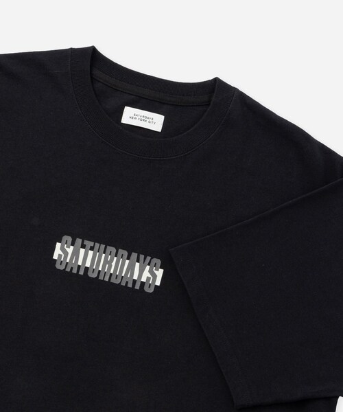 Saturdays NYC(サタデーズ ニューヨークシティ )の「Cover Lined Relax SS Tee(Tシャツ/カットソー・レディース・ブラック/ホワイト/グリーン・L/M/S/XL)」の15枚目の写真