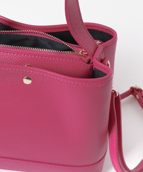 URBAN RESEARCH ROSSO（アーバンリサーチロッソ）の「AULENTTI　スクエアBAG（ハンドバッグ・レディース・LATTE/FUXIA/MOKA・-）」の18枚目の写真