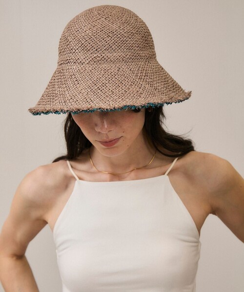 ADAM ET ROPE'(アダムエロペ)の「【La Maison de Lyllis(メゾンドリリス)】 LAPAZ / ラパス(ハット・レディース・キナリ系/ブラウン系・F)」の9枚目の写真