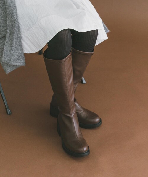 ITEMS URBANRESEARCH（アイテムズ アーバンリサーチ）の「ストレッチロングブーツ（その他シューズ・レディース・BLK/BRN・S/M/L）」の13枚目の写真