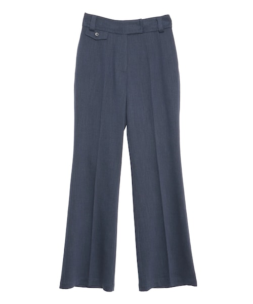 ELENDEEK（エレンディーク）の「SHAPED FLARE PT（その他パンツ・レディース・アイボリー/ネイビー・1/2）」の3枚目の写真