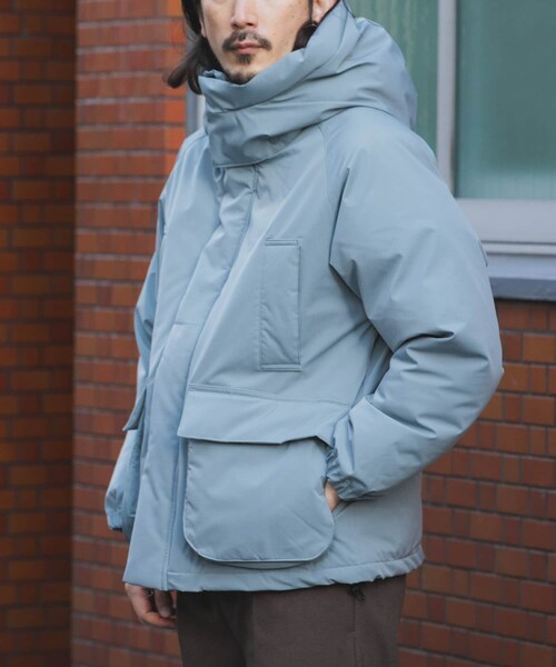 ITEMS URBANRESEARCH（アイテムズ アーバンリサーチ）の「THERMOLITEデタッチャブルフードジャケット（その他アウター・メンズ・L.KHK/NVY/BLK・M/L）」の21枚目の写真