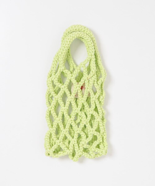 THE GOODLAND MARKET（ザグッドランドマーケット）の「PROJECT 1000　MESH BAG（ハンドバッグ・レディース・off×green/bk stripe/khaki/mint green/lime green/pink・One）」の19枚目の写真