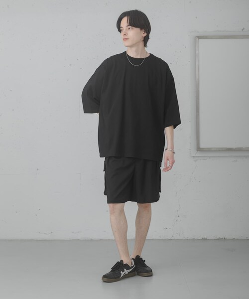 SENSE OF PLACE by URBAN RESEARCH(センスオブプレイスバイアーバンリサーチ)の「ワイドカーゴショートパンツ(その他パンツ・メンズ・IVORY/BLACK/CHARCOAL・M/L)」の19枚目の写真