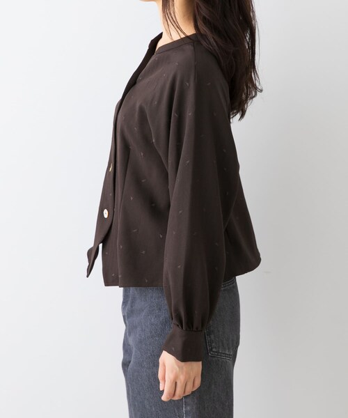 URBAN RESEARCH ROSSO（アーバンリサーチロッソ）の「F by ROSSO　ハート刺繍2WAYブラウス（シャツ/ブラウス・レディース・GRAY/BROWN・Free）」の14枚目の写真