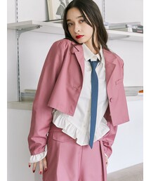 jouetie | クロップドジャケット【セットアップ対応】(テーラードジャケット)