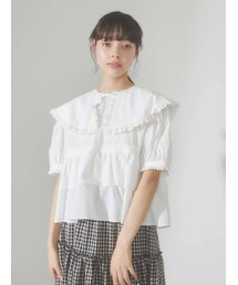 merry jenny | bigカラーティアードブラウス(シャツ/ブラウス)