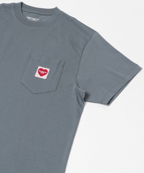 URBAN RESEARCH Sonny Label（アーバンリサーチサニーレーベル）の「CARHARTT　SHORT-SLEEVE POCKET HEART T-SHIRTS（Tシャツ/カットソー・レディース・BLACK/WHITE/COZY BLUE・S/M）」の13枚目の写真