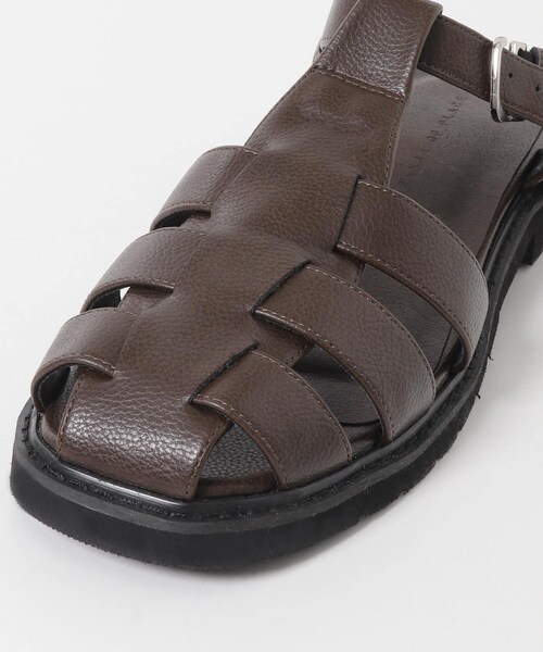 SENSE OF PLACE by URBAN RESEARCH(センスオブプレイスバイアーバンリサーチ)の「トラックソールグルカサンダル(サンダル・メンズ・BLACK/CHARCOAL/BROWN・26.5/27.5)」の15枚目の写真