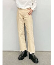 Ungrid | カットオフストレートデニム(デニムパンツ)