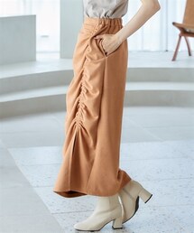 miclat | 大きいサイズ　シャーリングスカート　miclat(スカート)