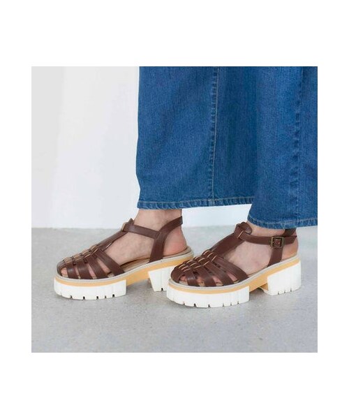 noyau(ノヤウ)の「ノヤウ noyau ボリュームソールグルカサンダル (サンダル・レディース・BL/DBR/WH・S/22.5cm/M/23.5cm/L/24.5cm/LL/25cm)」の3枚目の写真