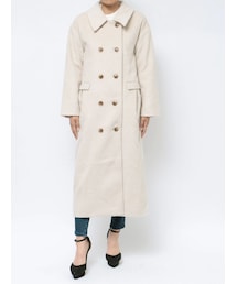 RESEXXY | ステンカラーロングコート(ステンカラーコート)