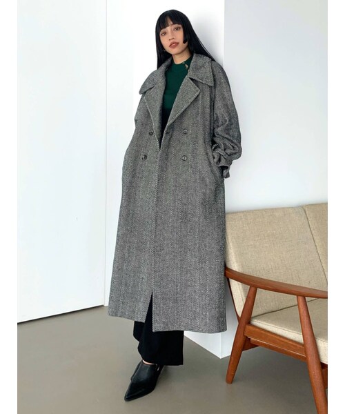 EMODA(エモダ)の「マキシダブルコート(その他アウター)」 - WEAR EMODA(エモダ)の「マキシダブルコート(その他アウター)」 - WEAR