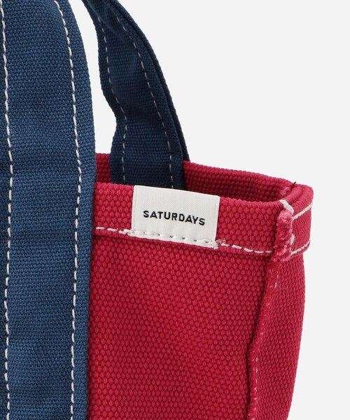 Saturdays NYC(サタデーズ ニューヨークシティ )の「Canvas Mini Tote Bag(トートバッグ・レディース・ブラック/キミドリ/ネイビー/レッド/イエロー・F)」の11枚目の写真