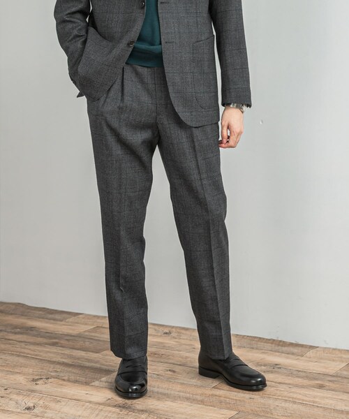 URBAN RESEARCH DOORS（アーバンリサーチドアーズ）の「LIFE STYLE TAILOR　フラノパンツ（スラックス・メンズ・GRAY-CH/BROWN・44/46/48/50）」の6枚目の写真